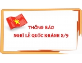 Thông Báo Nghỉ Lễ Quốc Khánh 2/9/2016