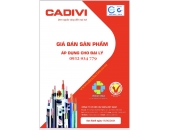 BẢNG GIÁ CADIVI 2021 tháng 5