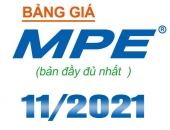 Bảng Giá MPE tháng 11 - 2021